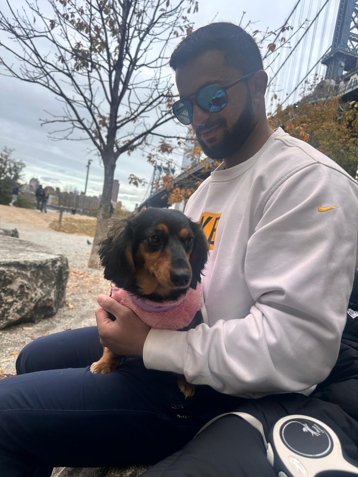 Dachshund and me